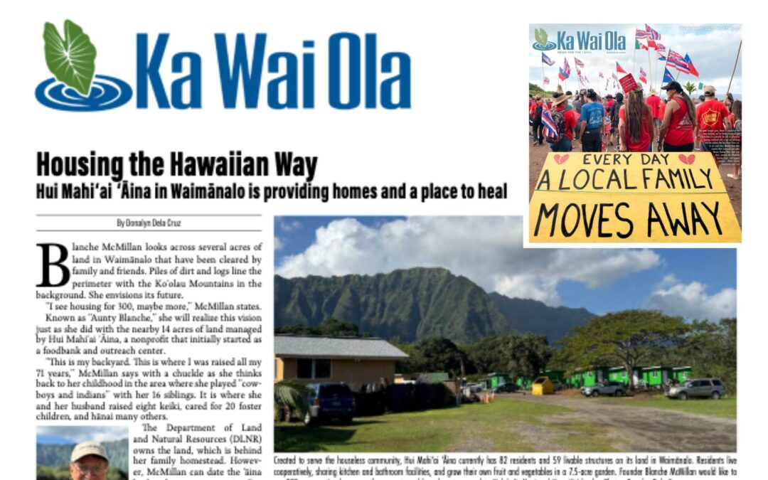 Housing the Hawaiian Way: Hui Mahiʻai ʻĀina in Waimānalo is providing homes and a place to heal